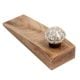 2 Pieces Grey Hexagon Small Ceramic Wooden Door Stopper